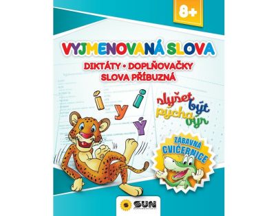 Zábavná cvičebnica - VYMENOVANÁ SLOVA - Diktáty, doplňovačky