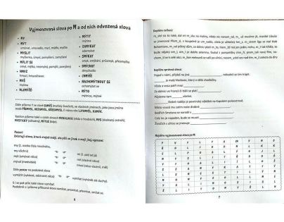 Zábavná cvičebnica - VYMENOVANÁ SLOVA - Diktáty, doplňovačky