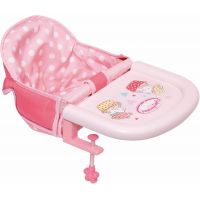 Zapf Creation Baby Annabell Jedálenská stolička s uchytením na stôl Zapf Creation Baby Annabell Jedálenská stolička s uchytením na stôl
