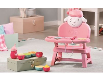 Zapf Creation Baby Annabell Jídelní židlička se zvuky - Poškodený obal