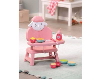 Zapf Creation Baby Annabell Jedálenská stolička sa zvukmi