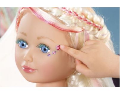 Zapf Creation Baby Born Česacia hlava s farebnými kriedami Staršie sestrička