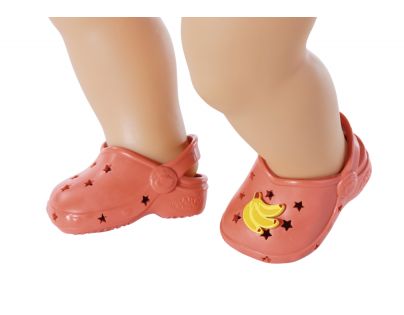 Zapf Creation BABY born Gumové sandálky červené