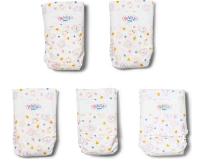 Zapf Creation Baby Born Plienky 5 ks pre bábiky 43 cm