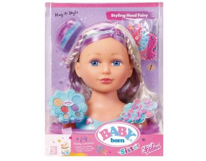Zapf Creation Baby Born Pohádková Česaci hlava a Make up Starší sestřička