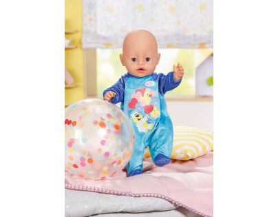 Zapf Creation Baby born Zamatový overal 43 cm modré