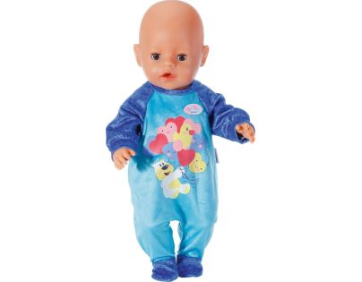 Zapf Creation Baby born Zamatový overal 43 cm modré