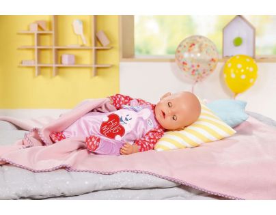 Zapf Creation Baby born Zamatový overal 43 cm ružové