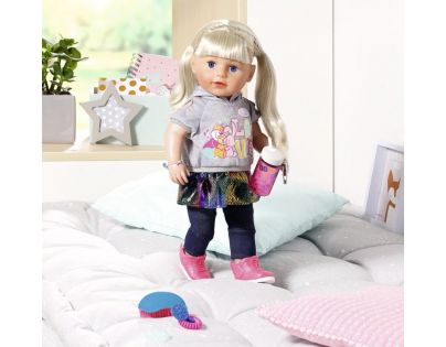 Zapf Creation BABY born Staršie sestrička Soft Touch blondínka, 43 cm