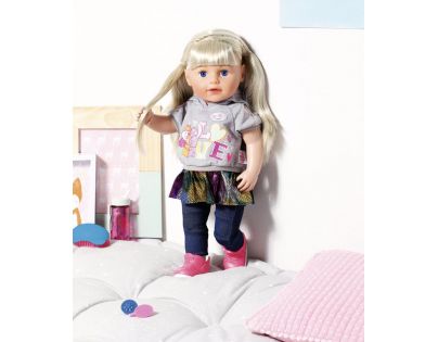 Zapf Creation BABY born Staršie sestrička Soft Touch blondínka, 43 cm