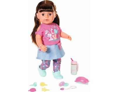 Zapf Creation BABY born Staršia sestrička Soft Touch brunetka 43 cm