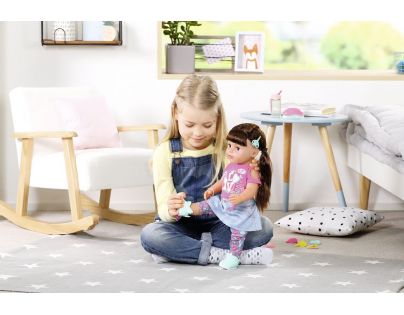 Zapf Creation BABY born Staršia sestrička Soft Touch brunetka 43 cm