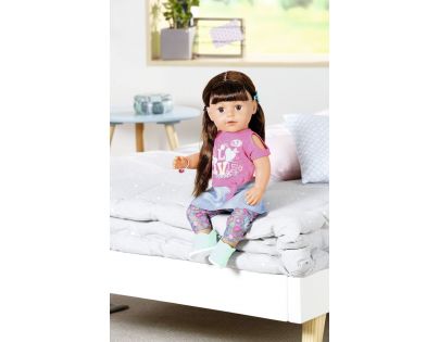 Zapf Creation BABY born Staršia sestrička Soft Touch brunetka 43 cm