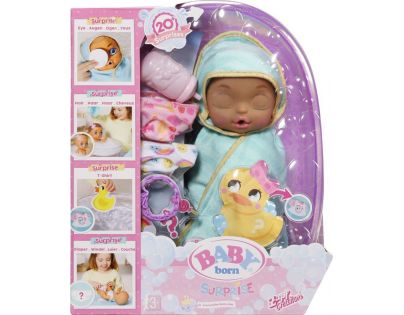 Zapf Creation BABY born Surprise Bábika s vaničkou