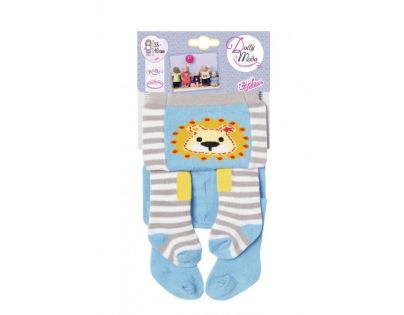 Zapf Creation Dolly Moda Pančucháče 2 ks modrej a šedej pre bábiku 43 cm