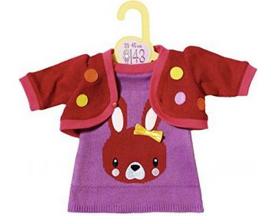 Zapf Dolly Moda Oblečenie s pletenou bundičkou 43 cm