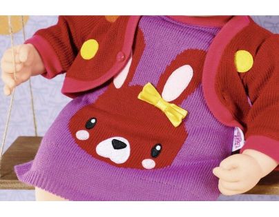 Zapf Dolly Moda Oblečenie s pletenou bundičkou 43 cm