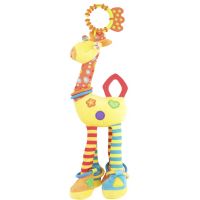 Záves na postieľku alebo kočík žirafa 36cm 2