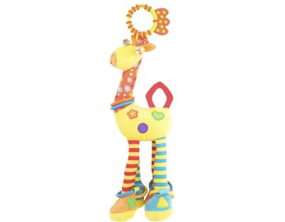 Záves na postieľku alebo kočík žirafa 36cm