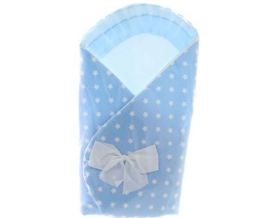 Zavinovačka s mašľou modrá