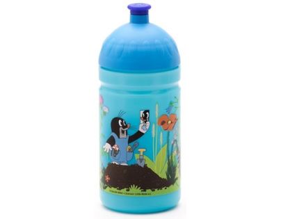 Zdravá lahev Krtek a kalhotky - modrá 0,5l