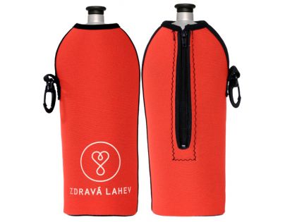Zdravá lahev Termoobal oranžová cihla 0,7l