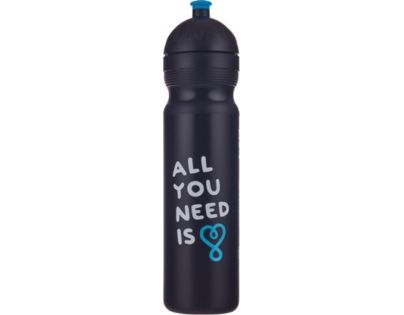 Zdravá fľaša UAX All you need čierna 1,0l