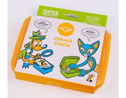 Zdravá sváča komplet box oranžová