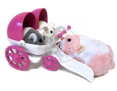 ZhuZhu Pets 86687 - Kočárek pro dvojčata