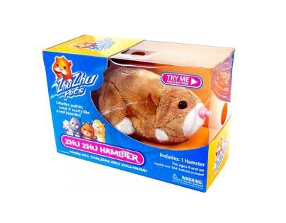 ZhuZhu Pets 86651 - Křeček MR. Squiggles - hnědý