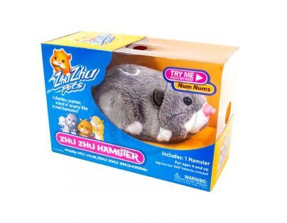 ZhuZhu Pets 86653 - Num Num - šedý