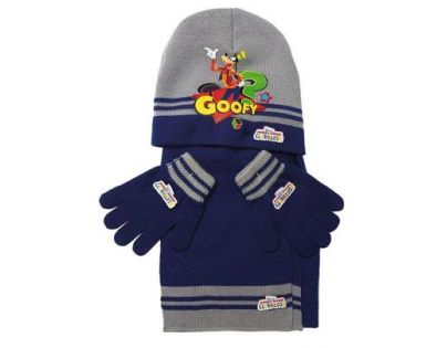Zimní dětská souprava šedo-modrá Goofy