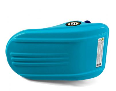 Zipfy Carvingové boby Two tone acqua