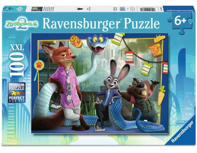 Zootropolis: Mesto zvierat 100 dielikov