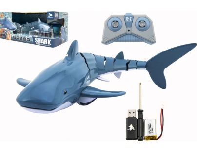 Žralok RC plast 35 cm na diaľkové ovládanie a dobíjací pack