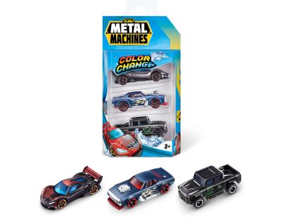 Zúru Metal Machines Sada áut 3 ks meniaca farbu č. 4