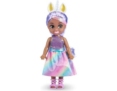 Zuru Sparkle Girlz Winter Princess jednorožec fialové vlasy