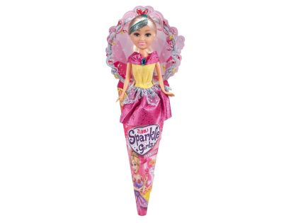 Zúru Víla Sparkle Girlz s krídlami v kornútku zelená