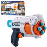 ZURU X-SHOT EXCEL Fury 4 s otočnou hlavní a 16 nábojmi