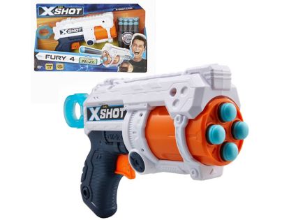 ZURU X-SHOT EXCEL Fury 4 s otočnou hlavní a 16 nábojmi