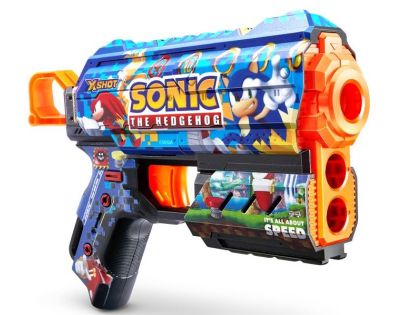ZURU X-SHOT Skins Flux SONIC the Hedgehog