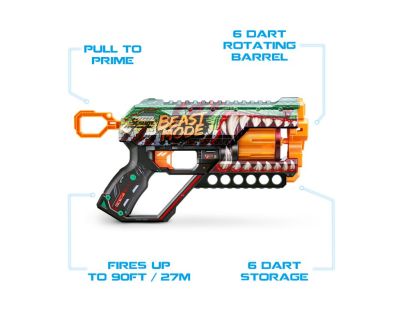 ZURU X-SHOT SKINS GRIEFER s 12 nábojmi krokodýl