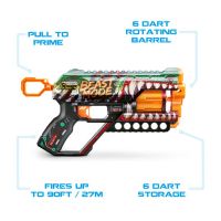 ZURU X-SHOT SKINS GRIEFER s 12 nábojmi krokodýl 3