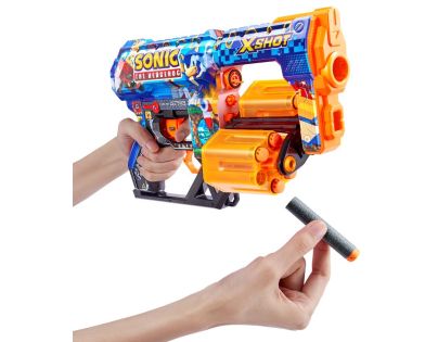 ZURU X-SHOT SKINS SONIC s 12 nábojmi