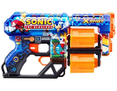ZURU X-SHOT SKINS SONIC s 12 nábojmi