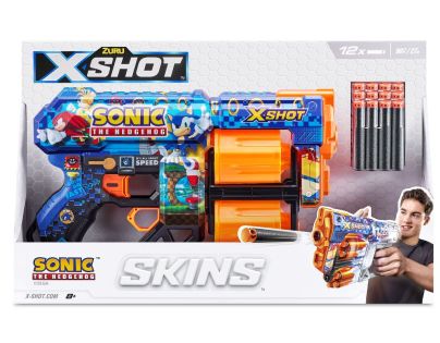 ZURU X-SHOT SKINS SONIC s 12 nábojmi