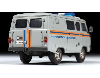 Zvezda Model Kit auto Emergency Service UAZ 3909 1:43