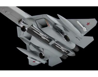 Zvezda Model Kit lietadlo Suchom SU-57 1:48