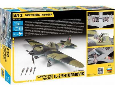 Zvezda Model Kit lietadlo 4825 IL-2 Stormovik 1:48