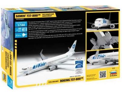 Zvezda Model Kit lietadlo Boeing 737-800 1: 144